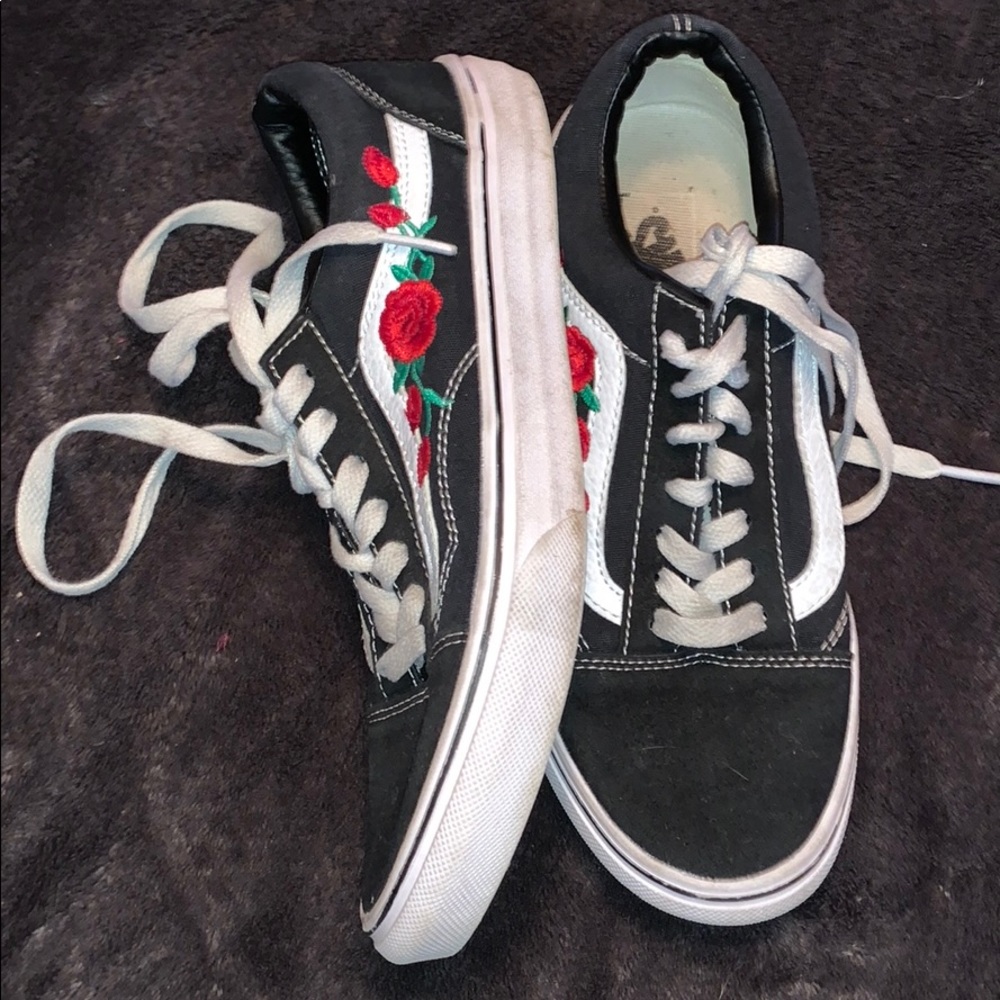Vans Rose Stencil